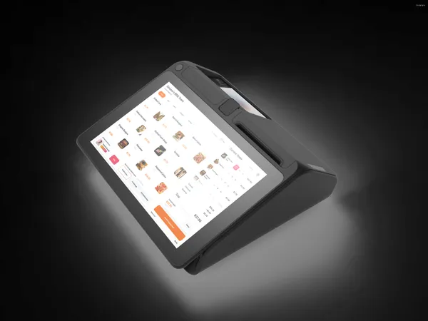 Terminal de bureau Android POS pour restaurant avec imprimante de coupe automatique de 3 pouces