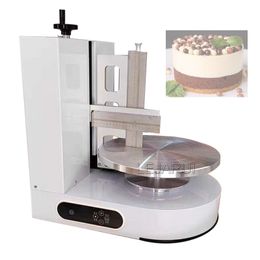 Machine de revêtement de glaçage de crème de gâteau de bureau/Machine d'épandage de décoration de lissage de gâteau d'anniversaire