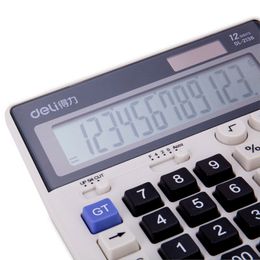 Calculatrice de bureau 12 digitlarge Pentre large calculatrice de la comptabilité financière pour les fournitures scolaires de bureau de haute qualité