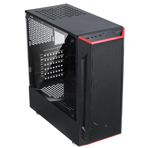 Caja de computadora de escritorio ATX/MATX/ITX Usb3.0 Panel permeable lateral de acrílico Mainframe para juegos