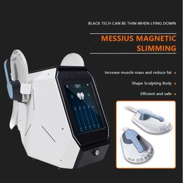 Macchina dimagrante da tavolo Ems Muscle Sculpting Muscle Trainer HI-EMT Tesla Glutei elettromagnetici ad alta intensità Sollevamento del corpo che modella l'attrezzatura per la perdita di peso