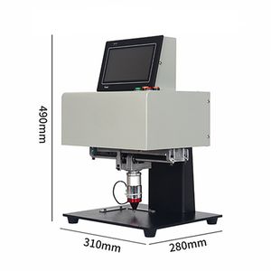 Desktop Graveren Hand-held Pneumatische Elektrische Pneumatische Markering Machine 190*120 MM Touch Screen Voor Naambord Cilinder nummer