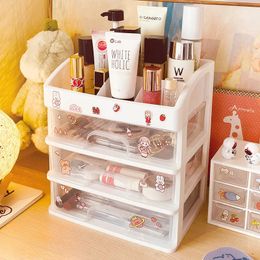 Desktop make -up organizer lade type cosmetische opbergdoos Make -up kas houder lipstick skincare make -uptafels