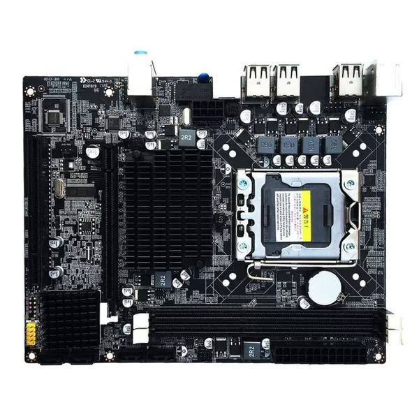 Carte mère de bureau carte mère d'ordinateur pour X58 LGA 1366 DDR3 16GB prise en charge ECC RAM