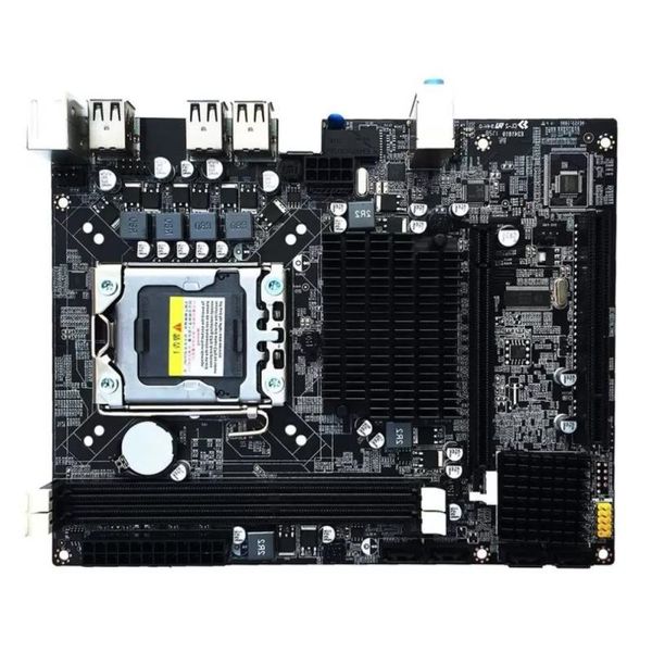 Carte mère d'ordinateur de bureau pour X58 LGA 1366 DDR3 16GB prise en charge RAM ECC Ohxso