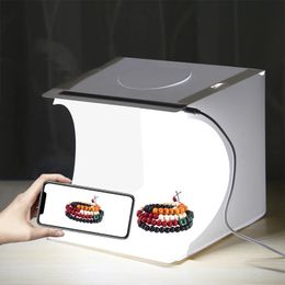 Desktop Po Studio Tent Portable Shooting Light Box Box Kits Pogray Studio Lights Led Lightbox Lightbox 6 Colors 240506