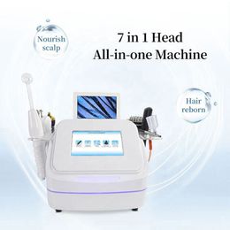 Máquina de escritorio para el crecimiento del cabello para el cuidado del cuero cabelludo con análisis de detección de folículos pilosos Nano Spray masaje de vibración de alta frecuencia