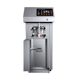 Machine à crème glacée molle à tête unique de bureau, entièrement automatique, commerciale intelligente, vente de gel, 110V 220V
