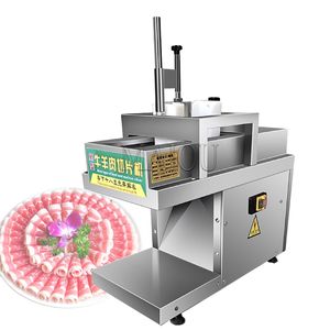 Desktop -snijmachine voor schapenvlees rundvlees roulade harde groentesnijder Meat Cutter Machine