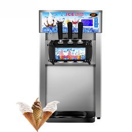 Desktop Soft Serve Ice Cream Machine Small Electric Sundae Makers Verkoopmachine 1200W