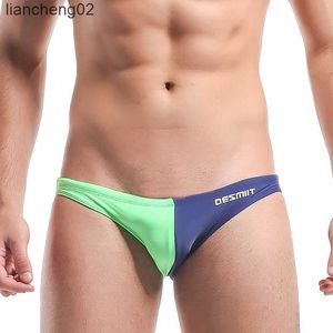 Desmiit Swimwear Mens Swim Briefs Sexy Bikini Swimming Trunk For Male Swimsuit Mini Bathing Suit Beach Shorts Gay Brazilian 2023 W0306