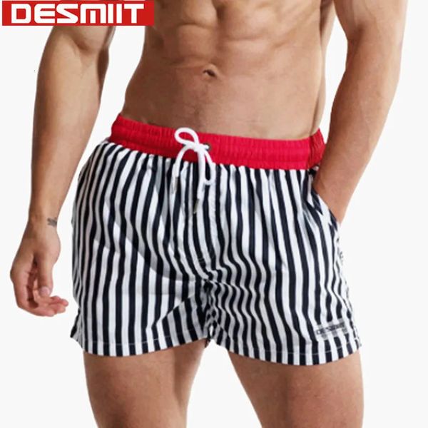 Desmiit Traje de baño para hombre Pantalones cortos de baño Playa Verano Bañadores para hombres Pantalones cortos Bermudas Surf Traje de baño Pantalones Tablero Zwembroek 240311