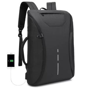 Bolsa de ordenador desmontable para viaje de negocios, mochila impermeable, bolsa de almacenamiento para ordenador portátil, tableta, bolso de hombro, carga USB, estudiantes universitarios