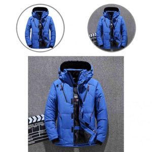 Afneembare hoed fantastische casual mannelijke jas vest winter dons vakken voor school G1108