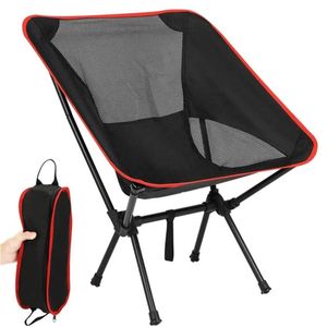 Afneembare draagbare opvouwbare maanstoel Outdoor campingstoelen Strandvissen Stoel Ultralight Reizen Wandelen Picknickstoel Gereedschap 240126