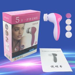 Face Massager Details over diepe schone 5 in 1 elektrische gezichtsreiniger gezicht huidverzorging borstel Massager Cleanser #R571