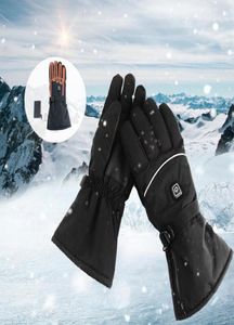 Détails sur les gants chauffants chauds pour les mains d'hiver à écran tactile alimentés par batterie électrique imperméables5969982