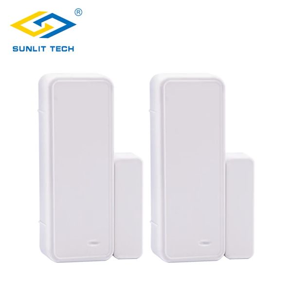 Détecteur 2pcs Capteurs d'alarme 433MHz Capteur de fenêtre de porte sans fil pour la porte WiFi Porte wifi ouverte DÉTECTOYER G90B PLU