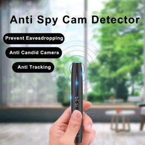 Detector Anti Hidden Camera Detector Protección de seguridad Pen Señal RF Evesdropping Cam Spy Gadgets Wireless GSM GPS Audio Bug Finder