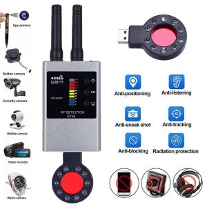 Detector Anti Spy Wireless RF Signal Detector Bug GSM GPS Tracker Hidden Camera Eavesdropping Device Militaire professionele versie