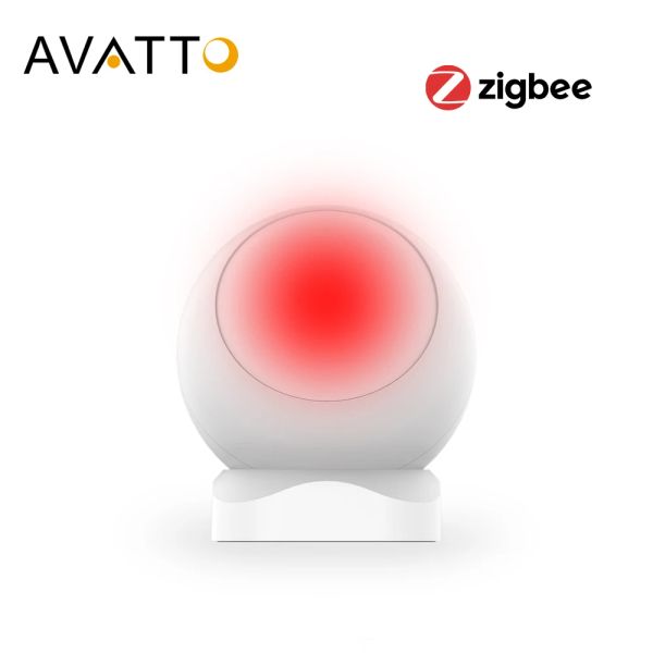 Détecteur Avatto Tuya Zigbee PIR Motion Capteur, Smart Home Infrared Detective, Sécurité Capteur d'alarme de cambrioleur avec hub de passerelle Tuya