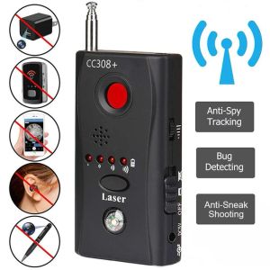 Détecteur CC308 Portable Camera Camera Détecteur anti-Spy Spy Candid Bug Finder Mini Gadgets Signal sans fil GSM GSM Radio Scanner RF Tracker