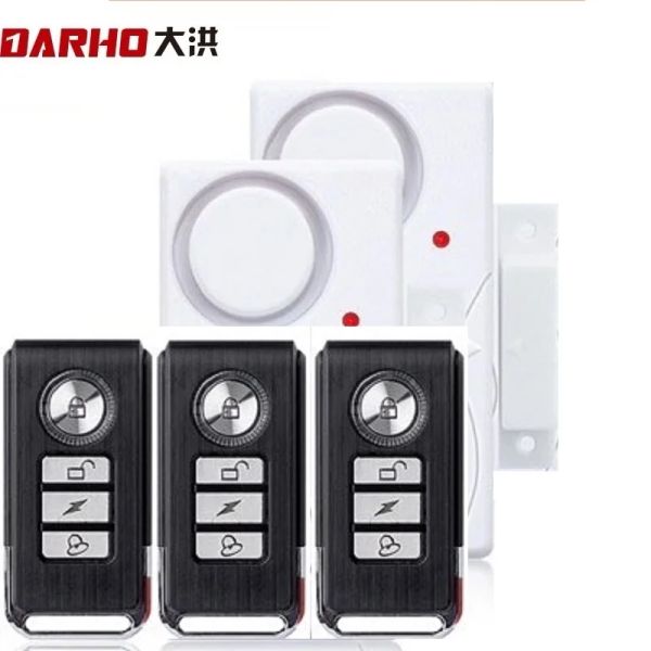 Detector Darho Sensor de ventana de puertas independientes Purnor Open Cerrar Detector Magnético Protección de seguridad Sistema de alarma para el hogar inteligente