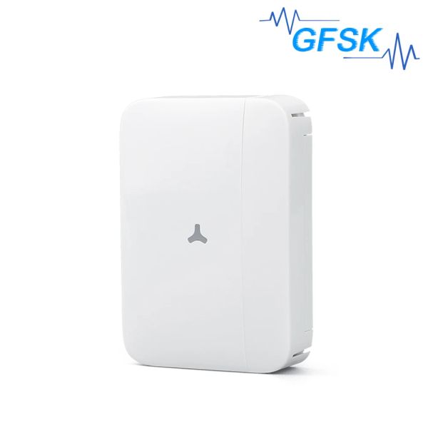 Sensor de alarma de ventana de puerta detector FM GFSK 433MHz Interruptor de contacto inalámbrico Señalización del detector de contacto para el sistema de alarma de seguridad del intruso