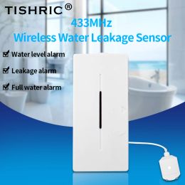 Detector Ewelink, Sensor de fugas de agua, Detector de fugas de agua por inundación, alarma remota, hogar inteligente para seguridad del hogar, funciona con puente SONOFF