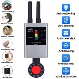 Détecteur G738W Professional Anti Spy Wireless RF Signal Detector Bug GSM GPS Tracker Hidden IR Camera Écoute Dispositif Radio Scanner