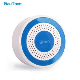 Detector Gautone 85DB Wireless Siren Strobe Light Alarm Sensor voor 433 MHz WiFi GSM Beveiligingsalarmsysteem