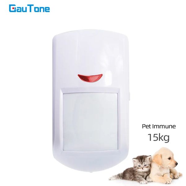 Détecteur Gautone PA96R PIR Motion Capteur 15kg PET IMMUNE SEMPRARE MOTION DÉTECTOYAGE DE MOTION DE CONNECT