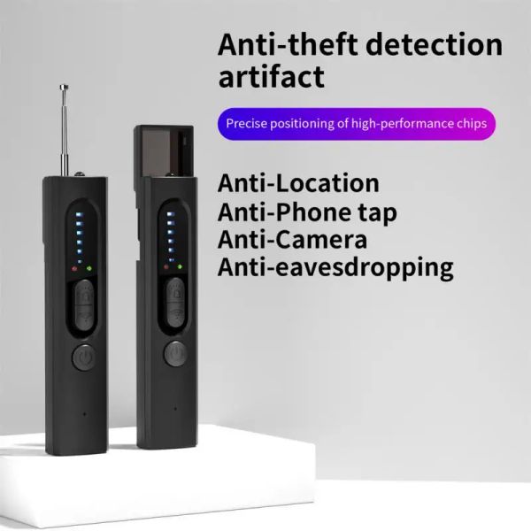 Détecteur Camerie cachée Détecteur Protection de sécurité Anti-Peeping / Scy / écoute Dispositif RF Scanner de signaux sans fil pour voyages à domicile