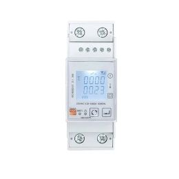 Détecteur Hottuya Smart Zigbee Energy Meder Bidirectional Single Phase 80A DIN Rail Monitor Wattmètre Voltmètre Ampermeter