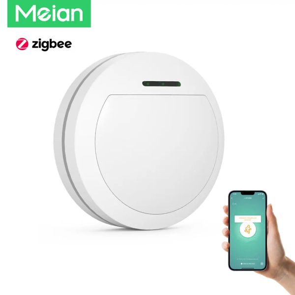 Détecteur Meian Zigbee Motion Capteur du corps du corps humain Mouvement infrarouge Connexion sans fil Smart Home With TUYA Smart Life Need Hub