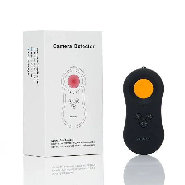 Détecteur mini caméra cachée Détecteur de sécurité Protection de sécurité Gadgets Ghost Finder avec alarme de lampe de poche pour adultes Charge USB portable