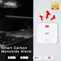 Détecteur Moes Tuya Zigbee Co Detecteur ALARME ALARME FEUILLE DU MONOXYDE MONOXYDE DE MOINDE