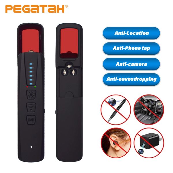 Détecteur Nouveau T19 Hidden Spy Camera Detector Detector Antipyware GPS Trackers Bugs Scanners de signal sans fil pour le placement en toute sécurité des caméras candides