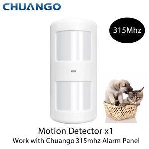 Chuango – détecteur infrarouge sans fil Original, alarme anti-cambriolage grand Angle, capteur de mouvement PIR 910 315Mhz/433Mhz