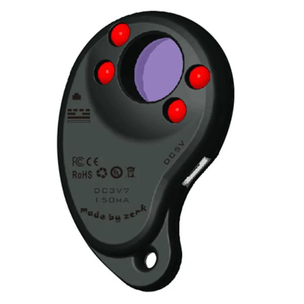 Détecteur portable Portable Hidden Camera Laser Laser Detector Spy Camera Finder avec quatre légers IR