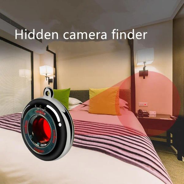 Détecteur portable laser caché caméra caméra anti-espèce de caméra de caméra antitheft alarme de vibration pour sa sécurité personnelle k100
