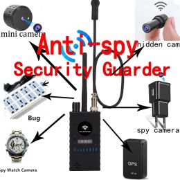 Detector Professionele Anti Spy Camera Detector RF Signaal GSM GPS Tracker Audio Wifi Verborgen Cam Bug Finder Mobiele telefoons Signaaldetector