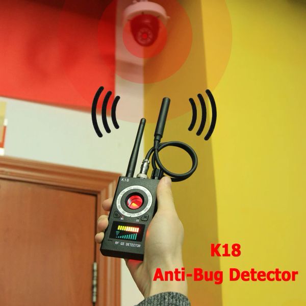 Detector Profesional Detector Alta sensibilidad Cámara de vigilancia multifuncional Localizador de señal GPS de seguridad antiestidales