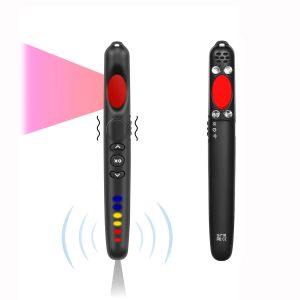 Détecteur RF Camera cachée Détecteurs Pro Anti Spy Spy Bug Privacy Protector Sensibilité 3 Modes professionnels 25H Temps de travail Écoute