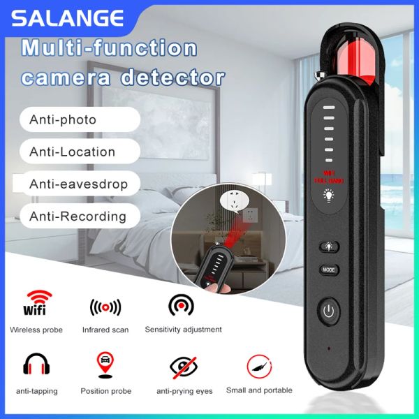 Detector salange detectores de cámara oculta mini cámaras antispy detector rastreador de la señal del hogar del hogar del hogar del escáner del hotel para apartamento del hotel