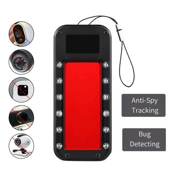 Détecteur Signal Finder caméra caché portable Portable Camera Détecteur Détecteur RECHARGable Anti Wireless Lens Scanner pour Tracker