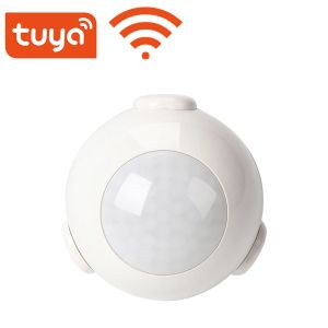 Détecteur Smart Life Battery Powered WiFi Tuya Pir Motion Mouvement Détecteur Détecteur Système d'alarme Home Travaillez avec IFTTT