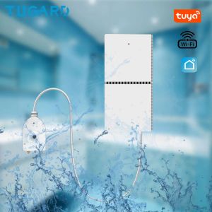 Detector Tugard L21 Tuya Fugas de agua Alarma Alerta de inundación Detectores de nivel de agua para el agua para el hogar Protección de seguridad inteligente