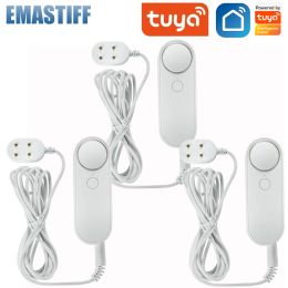 Detector Tuya Home Alarm Water Leakage Alarm Independent 90DB WIFI Water Leak Sensor Detector Flood Alert Overflow Security Alarm System