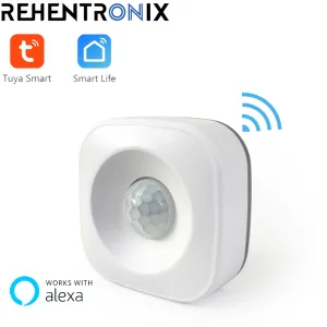 Détecteur Tuya PIR Sensor Motion Détecteur Scilario de vie Smart Life Scelario Mouvement WiFi Capteur Wireless Home Security System Fonctionne avec Alexa